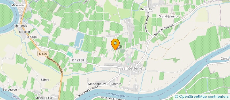 localisation de l'entreprise MONSIEUR VITOR MANUEL CASTELO DA COSTA  SAINTE-TERRE