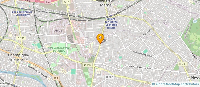 localisation de l'entreprise MONSIEUR VITOR MANUEL DA SILVA CARDOSO  CHAMPIGNY-SUR-MARNE