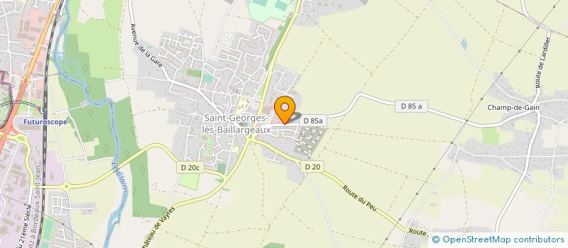 localisation de l'entreprise MONSIEUR VITOR MANUEL DE SOUSA FERNANDES  SAINT-GEORGES-LES-BAILLARGEAUX