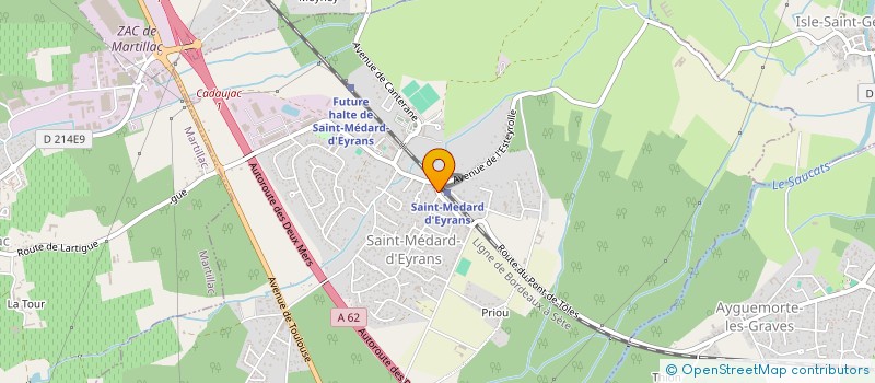 localisation de l'entreprise MONSIEUR VITOR MARQUINHOS DOS SANTOS  SAINT-MEDARD-D'EYRANS