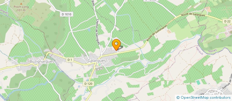 localisation de l'entreprise MONSIEUR VITOR NOGUEIRA RAMOS  GALARGUES