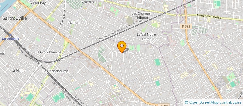 localisation de l'entreprise MONSIEUR VITOR RODRIGUES DOS SANTOS  HOUILLES