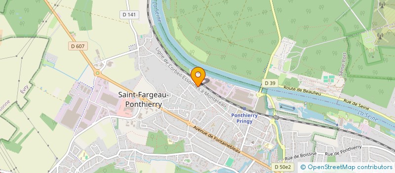 localisation de l'entreprise MONSIEUR VITOR SERGIO DOS REIS MEIRELES  SAINT-FARGEAU-PONTHIERRY