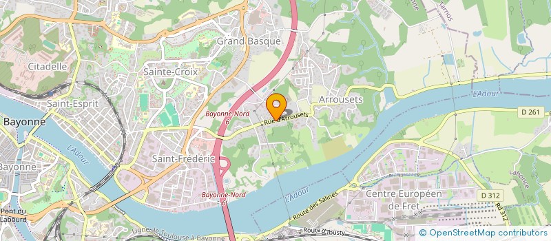 localisation de l'entreprise MONSIEUR VITOR VIEIRA DE ARAUJO à BAYONNE