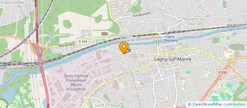 localisation de l'entreprise MONSIEUR VITORINO FONSECA RODRIGUES à LAGNY-SUR-MARNE