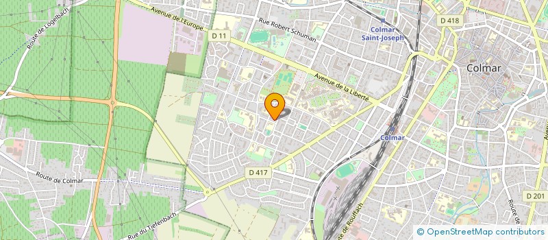 localisation de l'entreprise MONSIEUR VITORINO SILVA  COLMAR