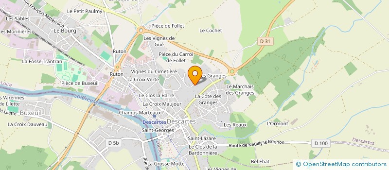 localisation de l'entreprise MONSIEUR VITTO URBINA  DESCARTES