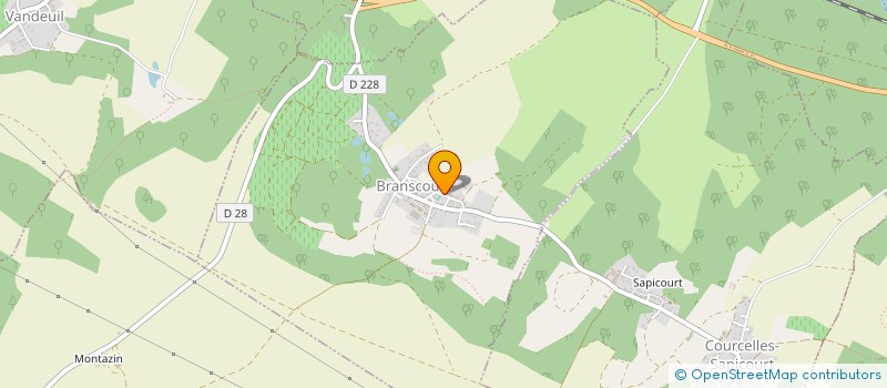 localisation de l'entreprise MONSIEUR VITTORE GANDINI  BRANSCOURT