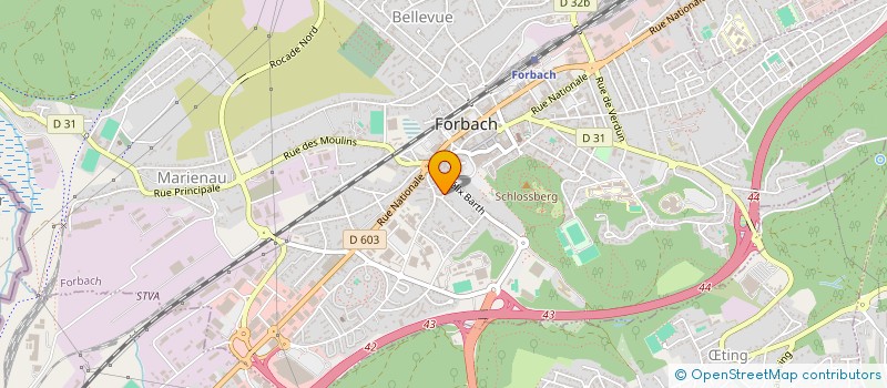 localisation de l'entreprise MONSIEUR VITTORIO BONACCORSO  FORBACH