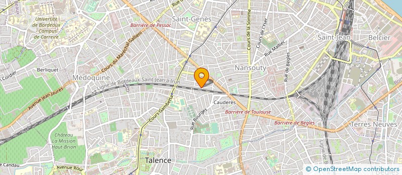 localisation de l'entreprise MONSIEUR VITTORIO CLERC à TALENCE