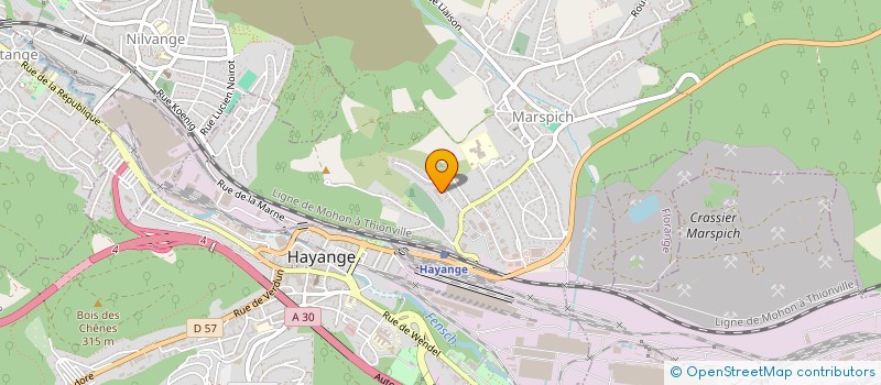 localisation de l'entreprise MONSIEUR VITUS CHIBUIKE IDAFUM  HAYANGE