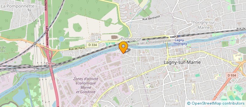 localisation de l'entreprise MONSIEUR VIVALDO RAMOS à LAGNY-SUR-MARNE