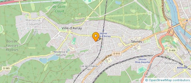 localisation de l'entreprise MONSIEUR VIVEK CHANUMOLU  VILLE-D'AVRAY