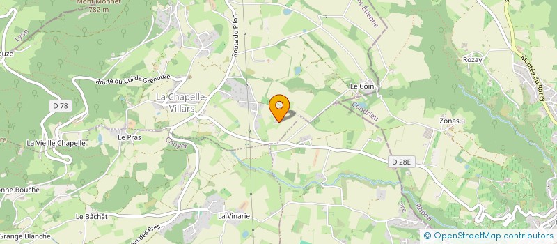 localisation de l'entreprise MONSIEUR VIVIAN ARTHAUD  LA CHAPELLE-VILLARS