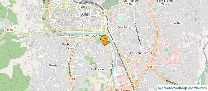 localisation de l'entreprise MONSIEUR VIVIAN BALADIER à ALES