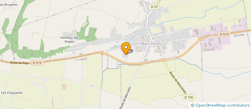 localisation de l'entreprise MONSIEUR VIVIAN BATY  MARCILLOLES