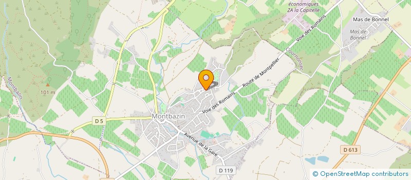 localisation de l'entreprise MONSIEUR VIVIAN BLONDIN à MONTBAZIN
