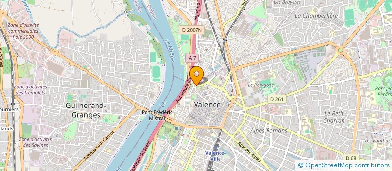 localisation de l'entreprise MONSIEUR VIVIAN BRUCHON à VALENCE