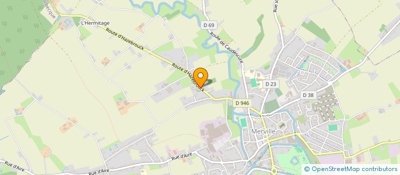 localisation de l'entreprise MONSIEUR VIVIAN ENGELAERE  MERVILLE