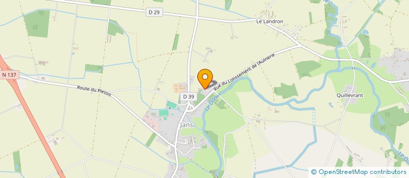 localisation de l'entreprise MONSIEUR VIVIAN FONTENEAU  JANS