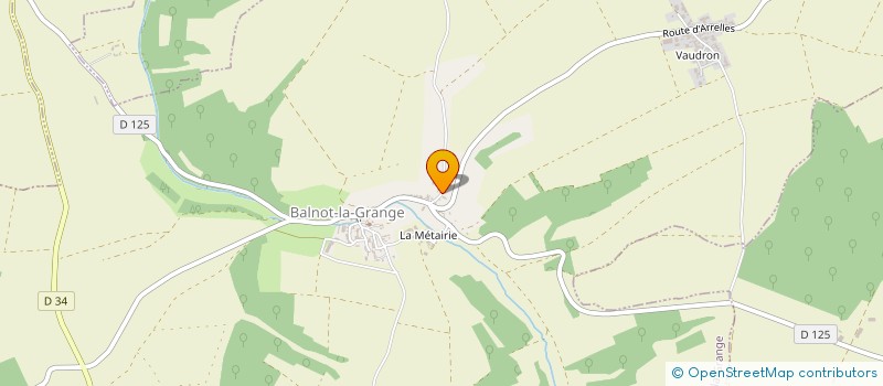 localisation de l'entreprise MONSIEUR VIVIAN LEAUX  BALNOT-LA-GRANGE