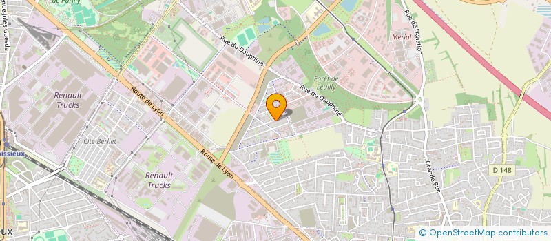 localisation de l'entreprise MONSIEUR VIVIAN MARTINEZ  SAINT-PRIEST