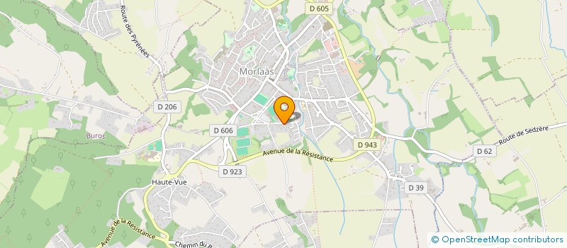 localisation de l'entreprise MONSIEUR VIVIAN MEDINA-GONZALEZ  MORLAAS