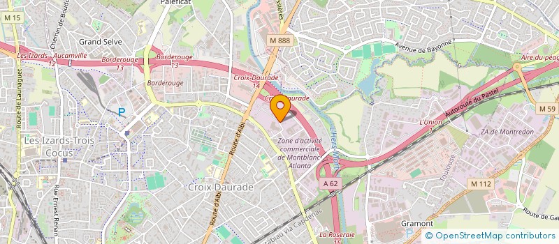 localisation de l'entreprise MONSIEUR VIVIAN PEAUGER  TOULOUSE