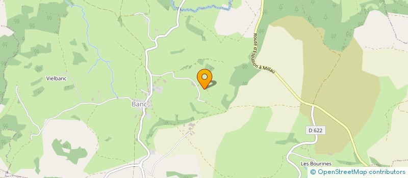 localisation de l'entreprise MONSIEUR VIVIAN PUECH  BERTHOLENE