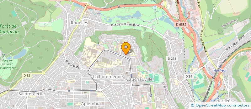 localisation de l'entreprise MONSIEUR VIVIAN RICHARDS à LE HAVRE