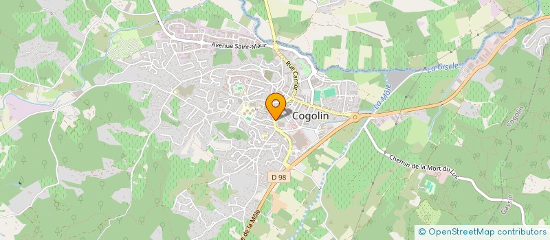 localisation de l'entreprise MONSIEUR VIVIAN SAUVE à COGOLIN