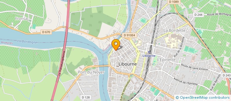 localisation de l'entreprise MONSIEUR VIVIAN SURBON à LIBOURNE