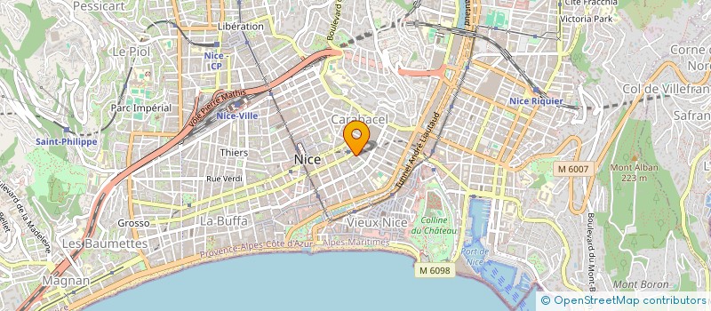 localisation de l'entreprise MONSIEUR VIVIAN THOMAS  NICE