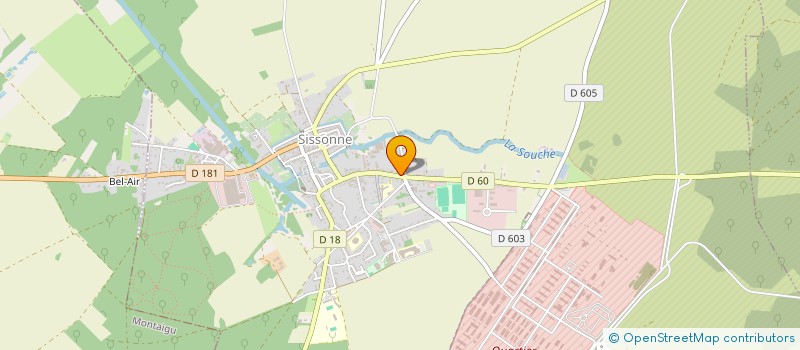 localisation de l'entreprise MONSIEUR VIVIAN TORDEUX  SISSONNE