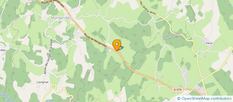 localisation de l'entreprise MONSIEUR VIVIAN VIGUIER  MARGERIDES