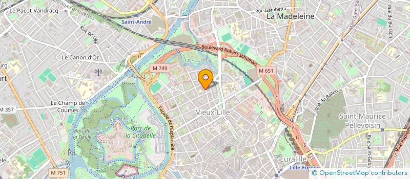localisation de l'entreprise MONSIEUR VIVIEN BAIVIER à LILLE