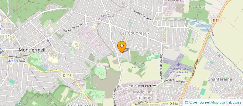 localisation de l'entreprise MONSIEUR VIVIEN BARRE  CHELLES