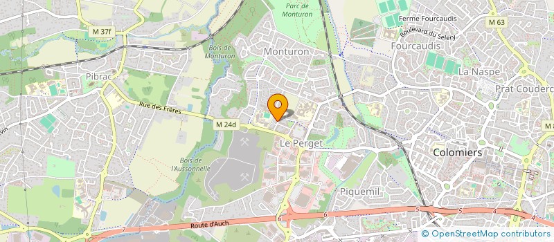localisation de l'entreprise MONSIEUR VIVIEN BERINGUET à COLOMIERS