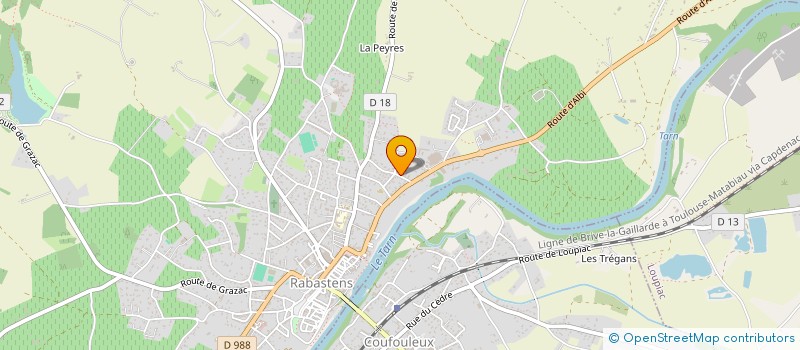 localisation de l'entreprise MONSIEUR VIVIEN BERNARD à RABASTENS