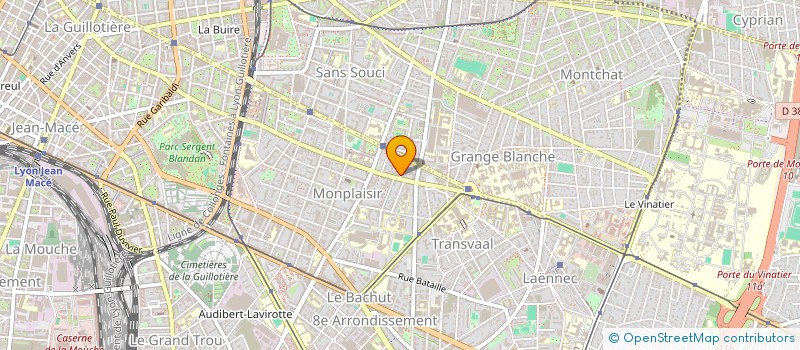 localisation de l'entreprise MONSIEUR VIVIEN BERRIER  LYON