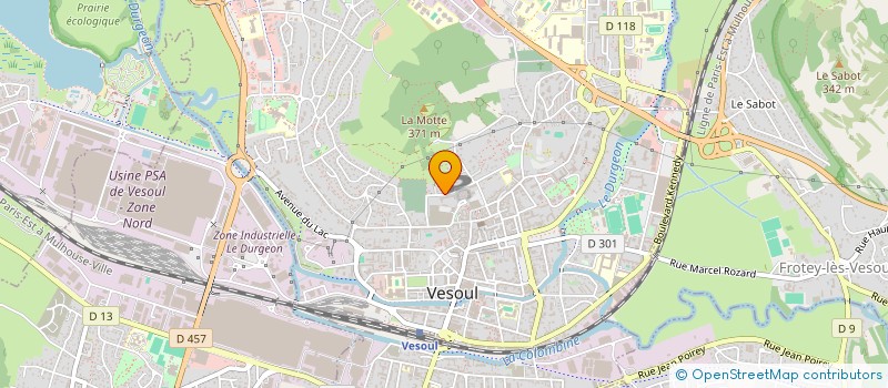 localisation de l'entreprise MONSIEUR VIVIEN BOILLOT  NOIDANS-LES-VESOUL