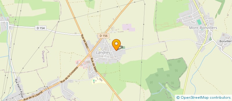 localisation de l'entreprise MONSIEUR VIVIEN BOMBRE  LANDRES