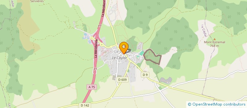 localisation de l'entreprise MONSIEUR VIVIEN BOUTET  LE CAYLAR