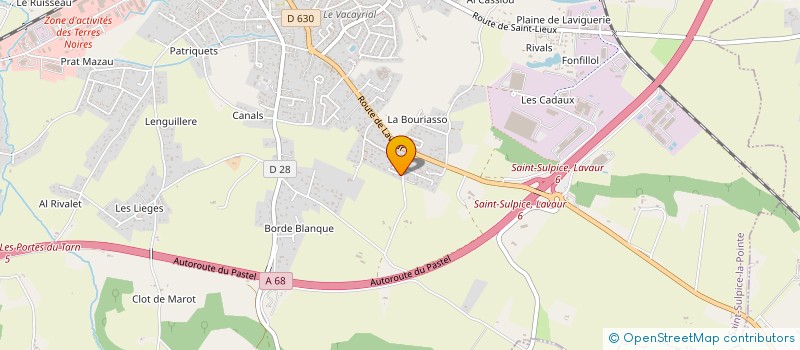 localisation de l'entreprise MONSIEUR VIVIEN CAPDORDY  GAILLAC