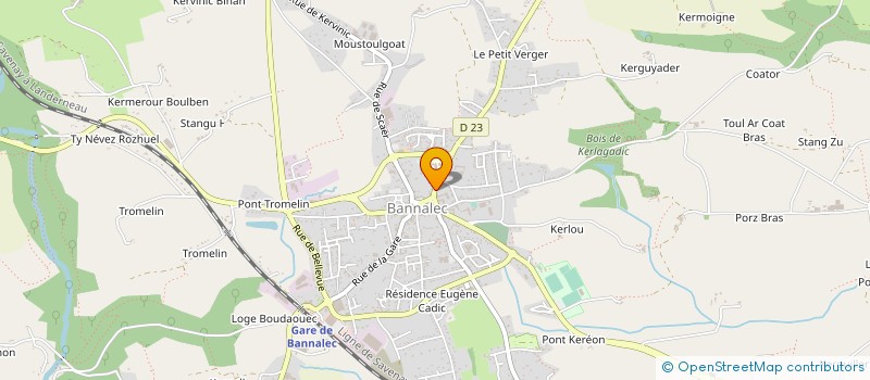 localisation de l'entreprise MONSIEUR VIVIEN CAUCHI  LE TREVOUX