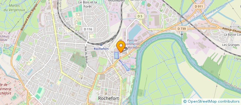 localisation de l'entreprise MONSIEUR VIVIEN CHEVREAU  ROCHEFORT