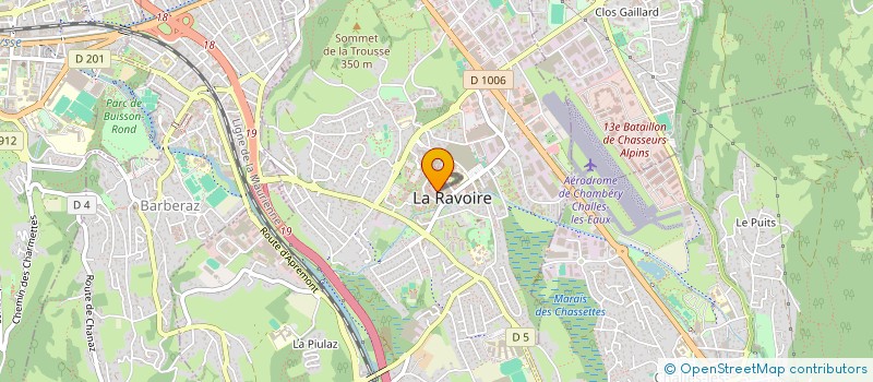 localisation de l'entreprise MONSIEUR VIVIEN COLLOMB-CLERC  LA RAVOIRE