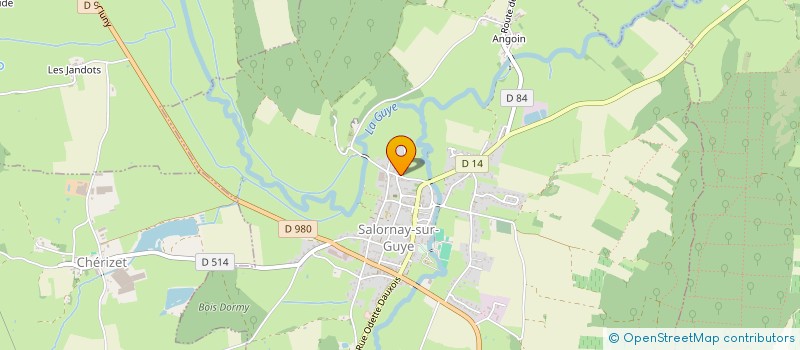 localisation de l'entreprise MONSIEUR VIVIEN CORSIN  CLUNY