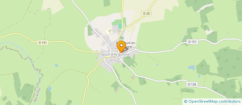 localisation de l'entreprise MONSIEUR VIVIEN COTRET à SEUIL-D'ARGONNE