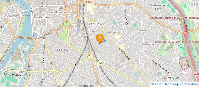 localisation de l'entreprise MONSIEUR VIVIEN DAUSSAC à TOULOUSE